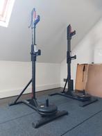 Rack support pour barre de musculation avec double sécurité, Sport en Fitness, Fitnessmaterialen, Ophalen of Verzenden, Zo goed als nieuw