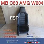 C63 AMG stoel leer elektrisch Mercedes C Klasse 2007-2014 63, Utilisé, Enlèvement ou Envoi, Mercedes-Benz