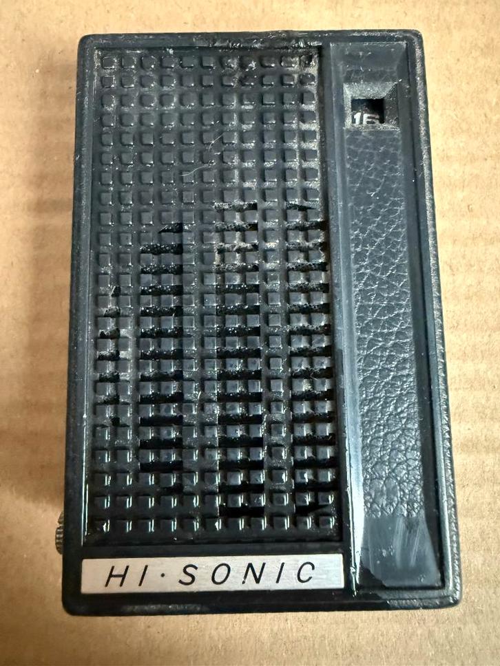 Vintage Hi-Sonic AM-transistorradio, HI-SONIC, Audio, Tv en Foto, Radio's, Radio, Verzenden