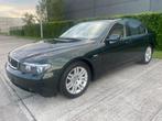 BMW E65 745i – 42.307 km!! – V8 - 2003; Xenon, soft close…, Auto's, BMW, 4 deurs, Achterwielaandrijving, Bedrijf, Groen