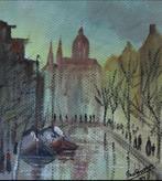 Paul Rollman (1924-2014) - Amsterdams stadsgezicht, Ophalen