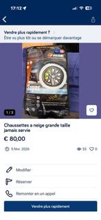 Chaussettes a neige grande taille jamais utilisé, Enlèvement ou Envoi, Comme neuf