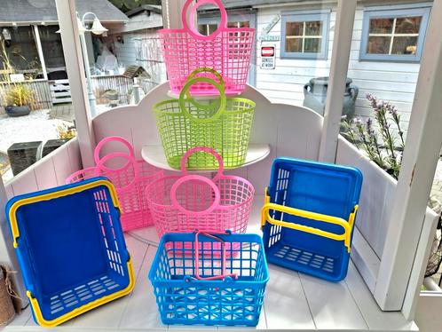7 winkelmandje voor speelgoedwinkel of keukentje 10€ samen, Kinderen en Baby's, Speelgoed | Overig, Zo goed als nieuw, Ophalen