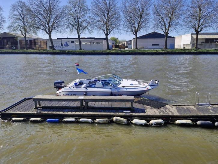 motorboten, Watersport en Boten, Motorboten en Motorjachten, Gebruikt, Polyester, Tot 6 meter, Benzine, Buitenboordmotor, 50 pk of meer