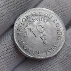 Munt / Congo / 10 Frank / 1965 / Kwaliteit, Ophalen of Verzenden, Overige landen, Los biljet