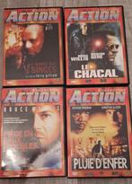 4 DVD Action : Chacal, Pluie d'enfer, Armée 12 singes, CD & DVD, DVD | Action, Comme neuf, Enlèvement ou Envoi, Action