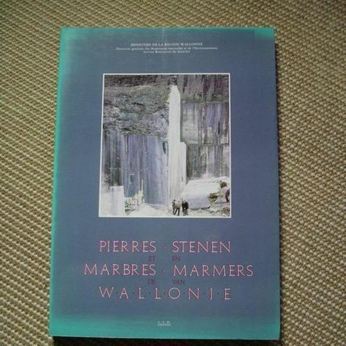 Pierre et Marbres de Wallonie - édition AAM - livre rare, Boeken, Kunst en Cultuur | Architectuur, Gelezen, Architecten, Ophalen of Verzenden