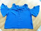 Blauwe blouse - maat XS, Ophalen of Verzenden, Gedragen, Maat 34 (XS) of kleiner, Blauw