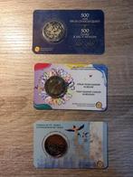 3 coincards pièces de 2 euros Belgique, 2 euro, Ophalen of Verzenden, België