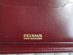 DELVAUX Portefeuille vintage bordeaux neuf siglé, Envoi