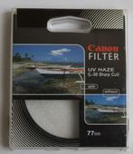 Canon Lens filter diam 77 UV L-39 Sharpcut, Audio, Tv en Foto, Foto | Filters, Ophalen of Verzenden, Zo goed als nieuw, UV-filter