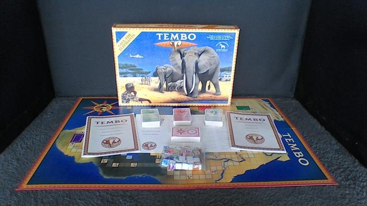 STOPZETTING VERZAMELING Tembo, Hobby & Loisirs créatifs, Jeux de société | Jeux de plateau, Utilisé, Enlèvement ou Envoi