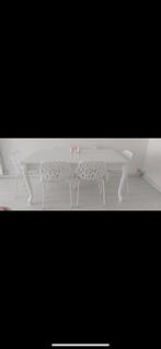 Eettafel 6 stoelen salontafel met lade en tv kast, Huis en Inrichting, Tafels | Bijzettafels, Zo goed als nieuw, Ophalen