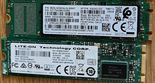 256 GB SSD M.2 2280 80mm Solid State Drive SATA B&M key, Computers en Software, Harde schijven, Gebruikt, Laptop, Intern, SSD