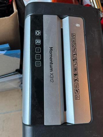 Rexel Momentum X312 papierversnipperaar – werkt perfect beschikbaar voor biedingen