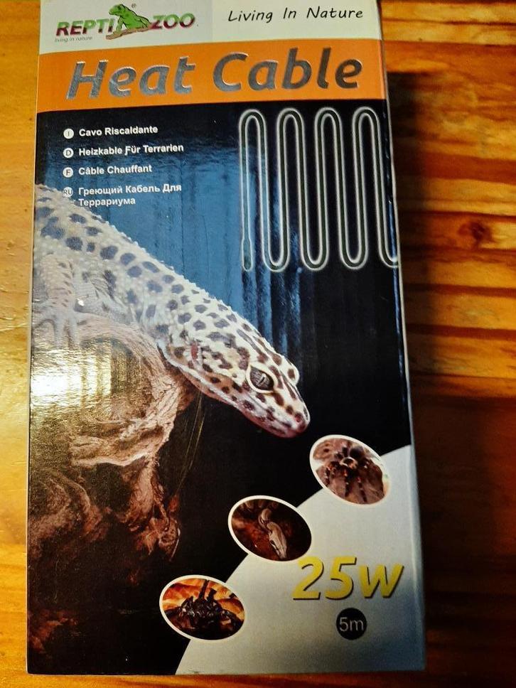 Verwarmingskabel NIEUW, Dieren en Toebehoren, Reptielen en Amfibieën | Toebehoren, Nieuw, Terrarium of Paludarium, Ophalen of Verzenden