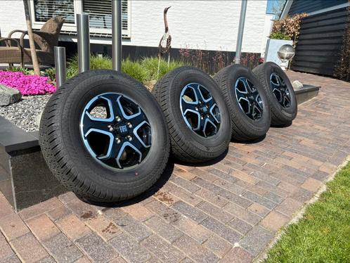16 inch Fiat Ducato 5x130 velgen 4 seizoenbanden NIEUW!, Auto-onderdelen, Banden en Velgen, Band(en), All Season, 16 inch, 225 mm