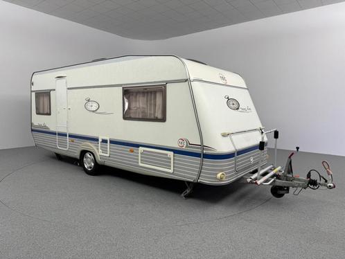 TEC Travel King 535 TE Enkele bedden mét rolbed COMPLEET, Caravans en Kamperen, Caravans, Rondzit, T.E.C., 2 aparte bedden, 5 tot 6 meter