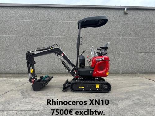 Nieuwe Rhinoceros XN10 minigraver, Zakelijke goederen, Machines en Bouw | Kranen en Graafmachines, Graafmachine, Ophalen