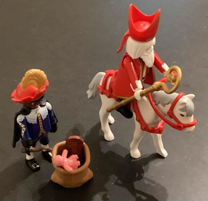 Playmobil 4893: Sint-Niklaas en Zwarte Piet., Kinderen en Baby's, Speelgoed | Playmobil, Zo goed als nieuw, Complete set, Ophalen of Verzenden