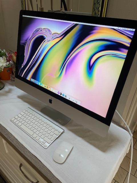 Apple iMac 27 inch 5K Retina (2017) - Fusion Drive, Computers en Software, Apple Desktops, Zo goed als nieuw, iMac, HDD en SSD