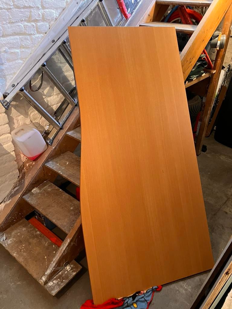 Bureau, solide, grand., Utilisé