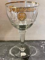 Westmalle bierglas (nr 53): oud emaille glas, donkere kleur., Ophalen of Verzenden, Zo goed als nieuw, Glas of Glazen, Overige merken