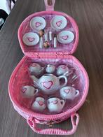 Picknick mandje theeservies, Enlèvement ou Envoi, Utilisé, Rose, Autres types