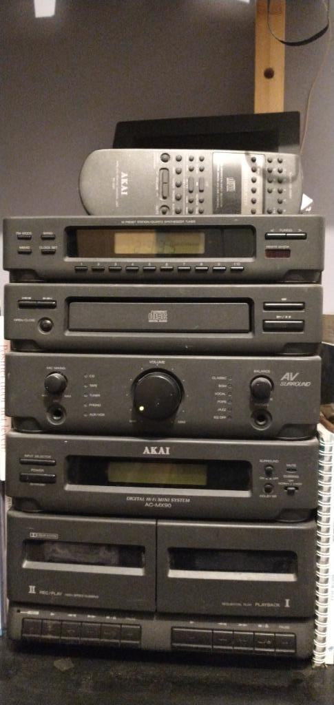 Stereoketen AKAI AC-MX90, Audio, Tv en Foto, Stereoketens, Gebruikt, Cassettedeck, Cd-speler, Tuner of Radio, Speakers, Akai, Ophalen