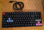 TKL (80%) QWERTY wired mechanical keyboard Cherry MX Brown, Enlèvement, Qwerty, Utilisé, Filaire