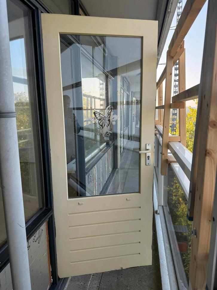 Partij Buitendeuren hr++ glas 20 stuks 201x82,5, Doe-het-zelf en Bouw, Raamkozijnen en Schuifdeuren, Zo goed als nieuw, Ophalen