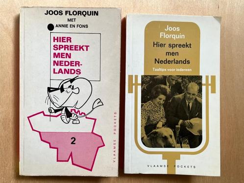 Hier spreekt men Nederlands - Joos Florquin 2 delen, Boeken, Film, Tv en Media, Ophalen of Verzenden