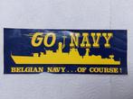 Autocollant vintage ZM-FN Go Navy, Collections, Objets militaires | Général, Enlèvement ou Envoi