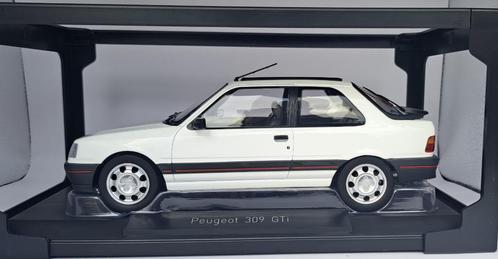 PEUGEOT 309 GTI MEIJE WHITE 1:18ème, Hobby en Vrije tijd, Modelauto's | 1:18, Nieuw, Auto, Norev, Ophalen of Verzenden