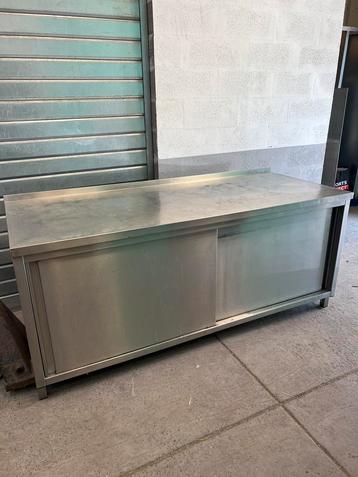 Meuble de travail inox, Articles professionnels, Enlèvement, Utilisé, Mobilier en inox
