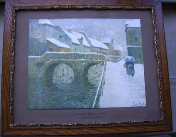 FRITS THAULOW – LE PONT D’AMIENS L’ILLUSTRATION. – Noël 1906