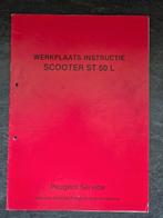 werkplaats instructie scooter peugeot st 50, Fietsen en Brommers, Handleidingen en Instructieboekjes, Ophalen of Verzenden, Zo goed als nieuw