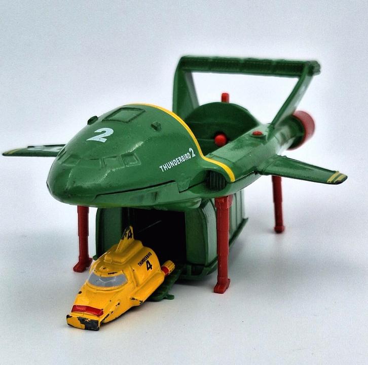 Thunderbirds 2 en 4 Matchbox 1992 DieCast origineel, Verzamelen, Speelgoed, Gebruikt, Verzenden