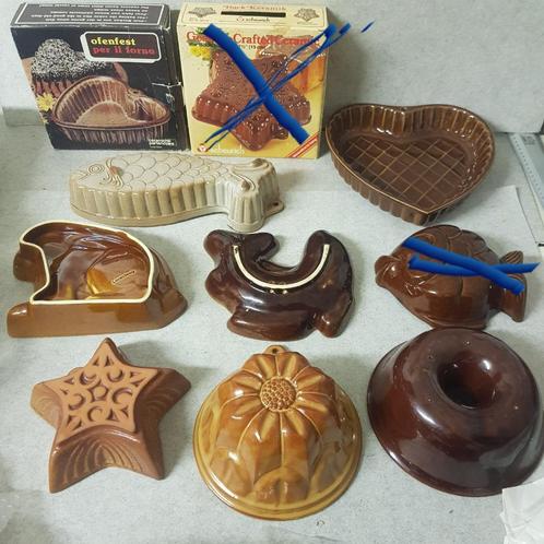 Bakvormen, puddingvormen in keramiek, Antiek en Kunst, Antiek | Keramiek en Aardewerk, Ophalen of Verzenden
