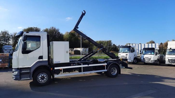 NEW DAF LF 230 FA 14T ALCOMET HAAKARM + KOFFER, Auto's, Vrachtwagens, Bedrijf, Te koop, DAF, Diesel, Euro 6, 2 deurs, Automaat