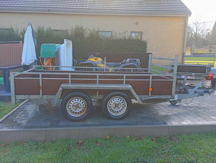 Remorques double essieux, Autos : Divers, Remorques