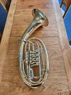 V. F. Cerveny Gold Brass Bb Oval Baritone / Tenorhorn, Muziek en Instrumenten, Blaasinstrumenten | Tuba's, Ophalen, Gebruikt, Euphonium of Tenortuba