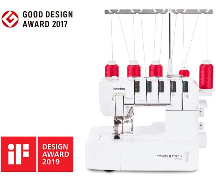 Brother Coverstitch cv3550 - NIEUW in ONGEOPENDE DOOS, Hobby en Vrije tijd, Naaimachines en Toebehoren, Nieuw, Lockmachine, Brother