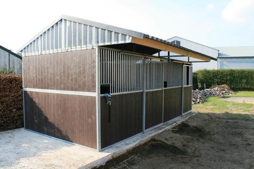 Paardenboxen,buitenboxen,buitenstal,buitenstalling,stallen,, Dieren en Toebehoren, Stalling en Weidegang, Opfok, Stalling, Weidegang