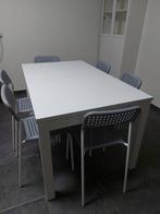 Table avec 6 chaises ikea, Utilisé, Enlèvement ou Envoi