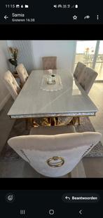 Eettafel en eetstoelen te koop, Huis en Inrichting, Ophalen