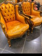 Paar chesterfield zetels, Antiek en Kunst, Ophalen