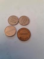 Lotje van 4 carwash munten, ottowash enz., Gebruikt, Ophalen of Verzenden, Carwash munten