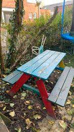 Picknick tafeltje voor kinderen, Tuin en Terras, Ophalen, Gebruikt, Hout, Kinderpicknicktafel