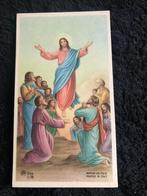 Carte de dévotion AR Dep. Z39 Ascension Jésus 6x10,5 cm, Comme neuf, Carte ou Gravure, Enlèvement ou Envoi, Christianisme | Catholique
